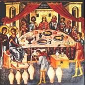 Icon - Marriage Feast at Cana